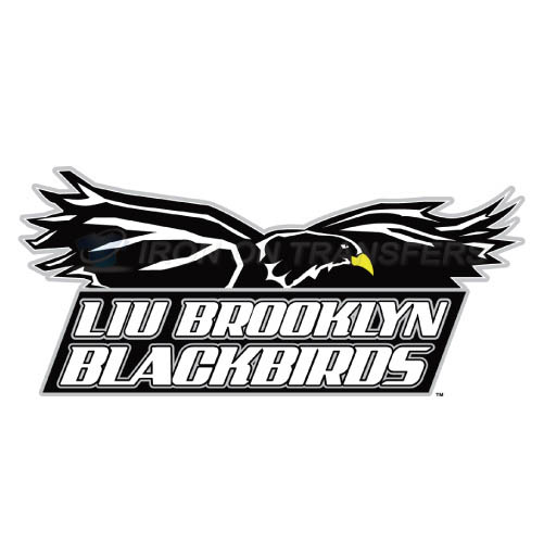 LIU Brooklyn Blackbirds Logo T-shirts Iron On Transfers N4801